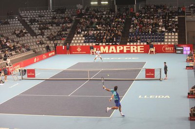 Verdasco i López han jugat la final del Màster Nacional de tennis aquest diumenge al Barris Nord.