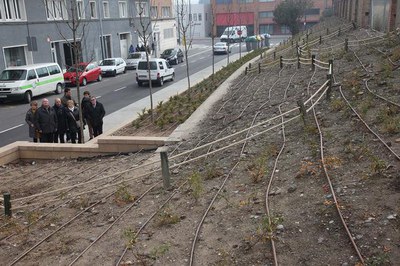 L'actuació ha inclòs la millora de l’accessibilitat i la seguretat de la vorera ubicada davant del centre Aspid.