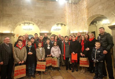 L'acte que ha inclòs un recital de nadales a càrrec la coral de l’Associació Cultural Romanesa "Miorita".