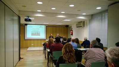 L'acte ha tingut lloc a l'aula de formació de la Federació d’Hostaleria de Lleida.