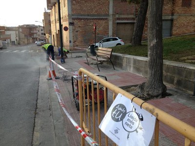 Aquest dimecres s'han estat fent petites actuacions a la via pública, en concret als carrers Costa dels Magraners i Sant Pere Nolasc.