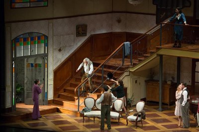 “Barcelona”, dirigida per Pere Riera i protagonitzada per Emma Vilarasau i Míriam Iscla, va omplir la sala Ricard Vinyes de La Llotja.