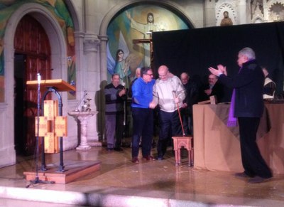 L’alcalde Ros ha anunciat que es lliurarà la medalla de la Paeria al pare franciscà Francesc Gamissans, autor del text de l’obra.