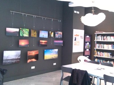 "Paisatge, entorn i grafisme a Lleida”, dels germans Neus i Xavier Escarp Ribes, a l'Aparador de La Palma.