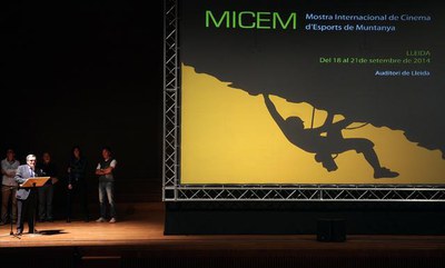 Estrena del documental “Encordats al Juanjo” a l’Auditori,  com a prèvia de la Mostra Internacional de Cinema d’Esport de Muntanya al setembre.