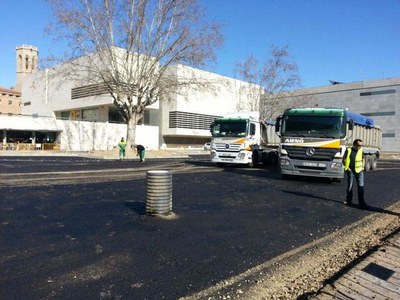 Dins d'aquesta actuació es farà una adequació paisatgística i enjardinament de la zona que dóna a la façana del Museu.