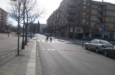 Millora de la seguretat d'un dels passos de vianants situat al carrer Corregidor Escofet.