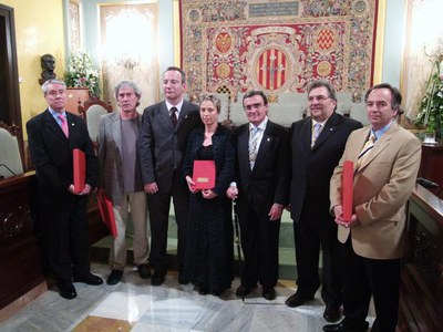 Guardonats amb les distincions de la Paeria.