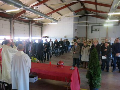 Els Bombers de Lleida celebren la festa del seu patró.