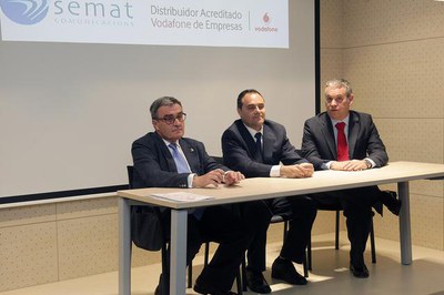 El paer en cap ha felicitat els responsables i l'equip de Semat i els ha desitjat tots els èxits en aquesta nova etapa d'expansió.