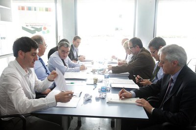 L'alcalde Ros ha presidit la reunió del Consell d'Administració del Parc Científic que s'ha fet a les instal·lacions de l'Arborètum.