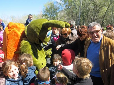 El Banyetes també s'ha sumat a la festa de l'aigua a la Mitjana.
