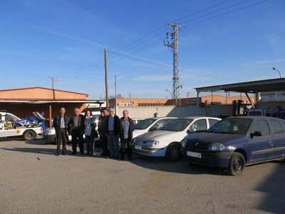 La regidora de Drets Civils, Cooperació i Immigració, M. Rosa Ball, i el regidor de Medi Ambient i Horta, Josep Barberà han assistit al dipòsit munic….