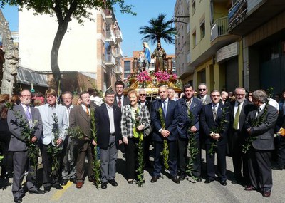 El barri de Pardinyes viu el Diumenge de Rams de manera particular amb la processó de la Somereta.