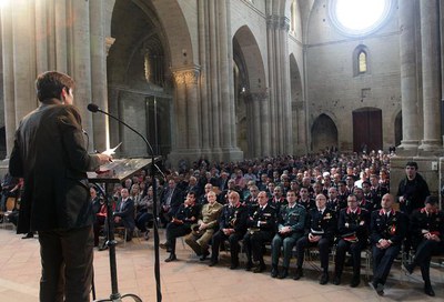 Marta Camps ha assegurat que Lleida és un bon exemple de coordinació policial.