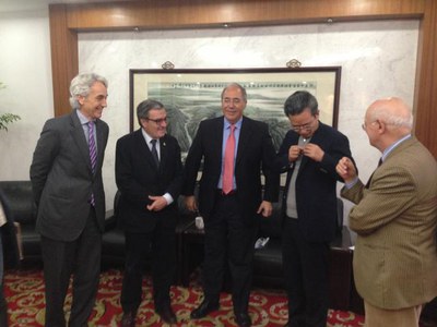 La delegació lleidatana ha visitat diverses universitats en la seva estada a la Xina, per tal d'establir acords..