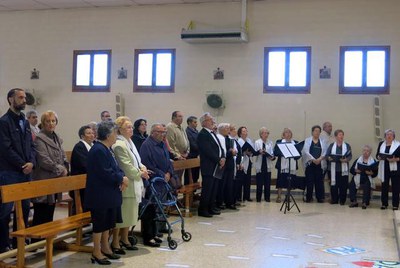 Dolors Arderiu i Txema Alonso han assistit als actes per homenatjar la gent gran del Secà de Sant Pere.