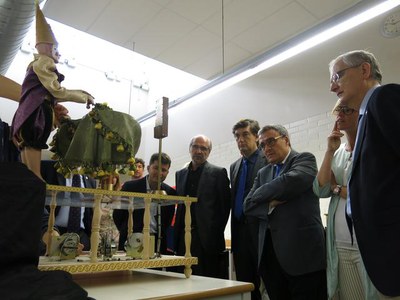 Exposició i tallers amb autòmats, dins el Mercat de Tecnologia de Lleida.