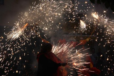 Gran Correfoc de Festa Major amb els Diables de Lleida, les forces Satàniques del Ball de diables de Reus, el Drac Carrincló de Lleida, els Marraquet….