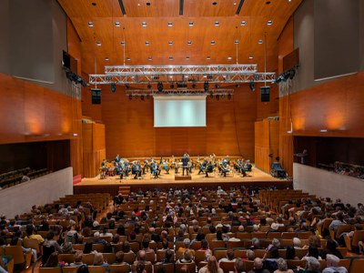 El concert "La Banda ens Apropa" ha anat a càrrec de la Banda Municipal de Lleida.
