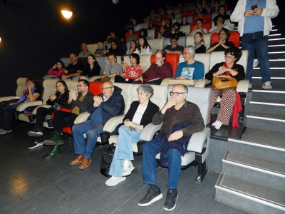 El regidor Roberto Pino ha participat en la cloenda del Som Cinema, a la qual també han assistit altres regidors i regidores.