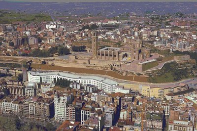 La Seu Vella de Lleida, escollida pel Parlament Europeu com un dels cinc edificis públics espanyols que anunciarà les eleccions del 25-M.