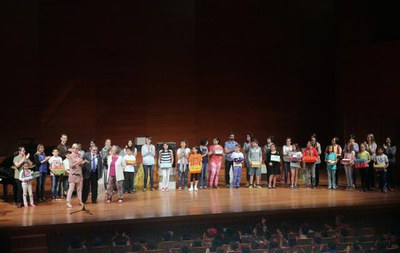 L'acte de cloenda de la 10a edició ha omplert de nens i nenes l'Auditori Municipal Enric Granados.