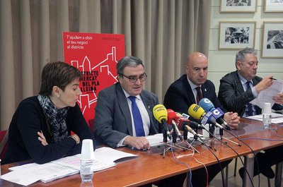 L’alcalde de Lleida, Àngel Ros, acompanyat dels tinents d’alcalde, Marta Camps, Rafael Peris i Fèlix Larrosa, ha presentat aquest dimecres l’obertura….
