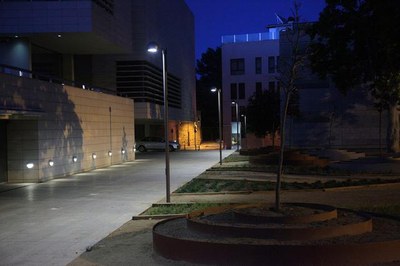 Aquesta millora ha consistit en la pavimentació amb sauló, la plantació de nou arbrat, tot mantenint els existents, i la instal·lació de 5 noves llum….