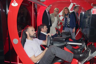 Els visitants podran viure la sensació de conduir un Fòrmula 1.