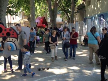 Moltes famílies i membres de la comunitat educativa han participat en la celebració dels 10 anys de Comunitat d’Aprenentatge de l’EBM de Cappont.