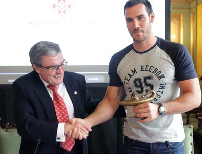 L'esportista lleidatà Saül Craviotto ha estat el padrí el Plenari d'enguany.