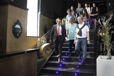 L'espai, situat al Parc de Gardeny, té prop de 1900 m2 de superfície..