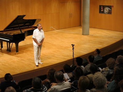 El regidor Jesús Castillo ha assistit al concert, que s'ha fet a l'Auditori municipal Enric Granados.