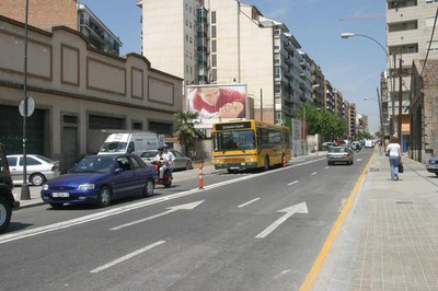 Carrer Príncep de Viana.