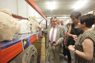El Servei Municipal d'Arqueologia de l'Ajuntament de Lleida ha estat l'encarregat de la museïtzació del magatzem que posa en valor l'herència històri….