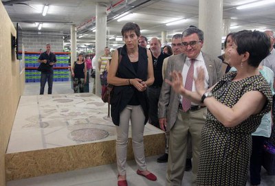 Els visitants podran contemplar algunes de les joies que es conserven com el mosaic restaurat de les termes romanes que es van localitzar al carrer C….