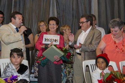 La pregonera d'enguany a la festa major de la Bordeta ha estat Divina Drudis.