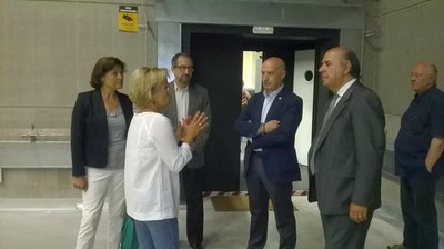 Els membres de la Fundació Repsol han conegut les instal·lacions del Magical i la seva tecnologia puntera.