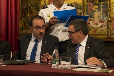 L'alcalde de Lleida i el Conseller d'Interior han presidit la Junta Local de Seguretat, que s'ha celebrat aquest matí.