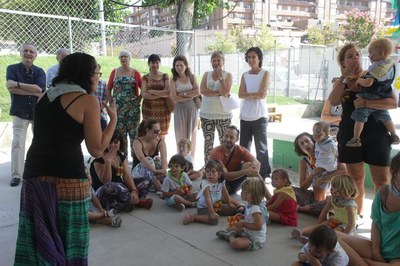 Els nens i nenes han mostrat les activitats que han fet durant l'Estiu de Petits.