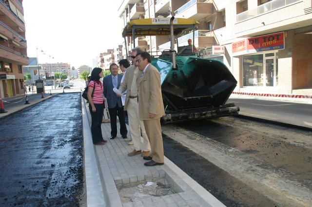 Les obres al carrer de Baró de Maials
