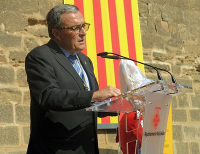 Àngel Ros ha advocat en aquest Onze de Setembre pel diàleg, pel pacte i per la voluntat dels catalans de decidir el seu futur.