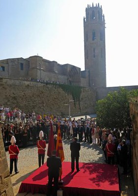 Lleida celebra la Diada Nacional de Catalunya a la Seu Vella.