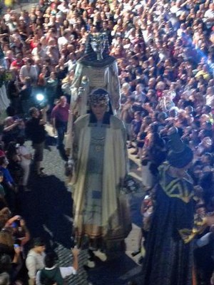 Lleida ha lluït els seus gegants a Barcelona.