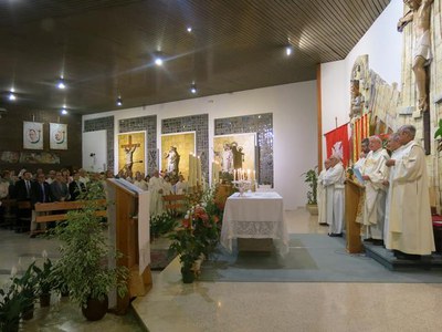 L'eucaristia ha estat oficiada pel Bisbe Joan Piris.