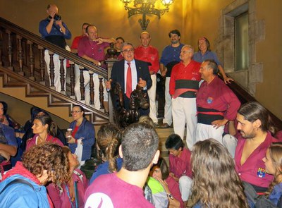 El paer en cap, Àngel Ros, ha felicitat la colla lleidatana per la millor actuació de la temporada.