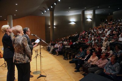 Ros ha reconegut l’aportació que el col·lectiu de la gent gran fa a la societat.