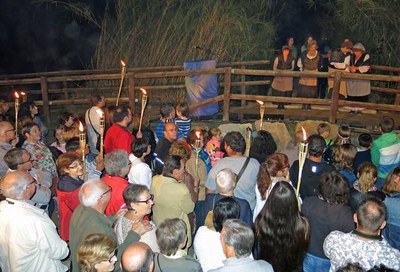 L'alcalde Ros i diversos regidors han assistit a la representació de les Bruixes del Pont del Boc.