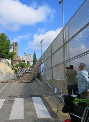 La Lleida Down Town promociona la candidatura de la Seu Vella.